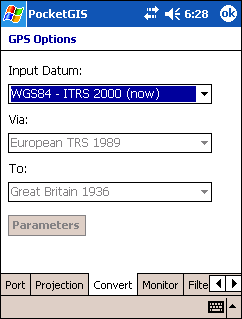 GPS Datum Settings GPS Datum Settings