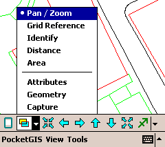 Map Tools Menu Map Tools Menu