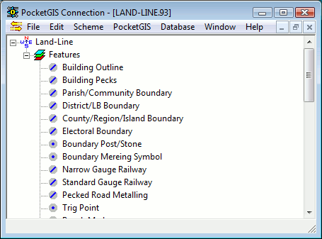 PocketGIS Connection Translation Scheme PocketGIS Connection Translation Scheme